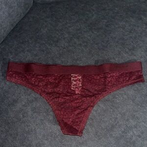 Women's Lace Burgundy Panties❤️